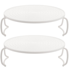 6Pièces Râtelier Range-Aliments Stratifié Pour Micro-Ondes