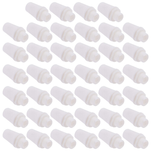 200Pièces Glands Câbles Blancs Fixation Pour