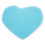 2Pcs Blue Heart Fluffy Floor Carpet Soft Polyester Home Rugs 1
