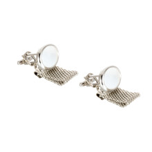 4PiĂšces Boutons De Manchette Argent DĂ©coration ĂlĂ©gante Chemise