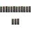 15Pièces Sticks Noir Kit Peinture Douce Durable 6