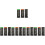 15Pièces Sticks Noir Kit Peinture Douce Durable 7