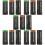 15Pièces Sticks Noir Kit Peinture Douce Durable 10