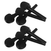 16Pcs Universal Black Wooden Violin Pegs for Performance and Repair