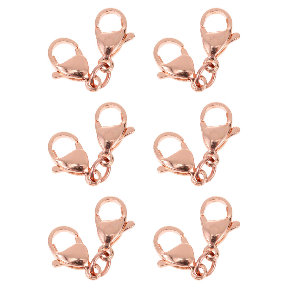20Pcs Rose Gold Stainless Steel Lobster Clasps Diy Jewelry Connectors 3648157033815