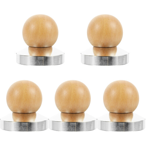 5Stk Espresso Handtamper Mit Holzgriff, Presser Khaki 1