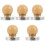 5Stk Espresso Handtamper Mit Holzgriff, Presser Khaki 3