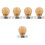 5Stk Espresso Handtamper Mit Holzgriff, Presser Khaki 4
