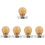 5Stk Espresso Handtamper Mit Holzgriff, Presser Khaki 5