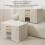 Large Fabric Storage Bin 24L Cotton Linen Foldable 403020cm 8