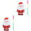 2Sets Weihnachtsmann Pinata Bunt Mit Süßigkeiten- 5