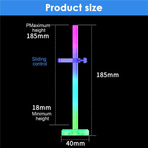 ARGB  Card Bracket RGB Vertical Support 5V 3PIN Desktop Computer  Card GPU Holder Height Adjustable 2