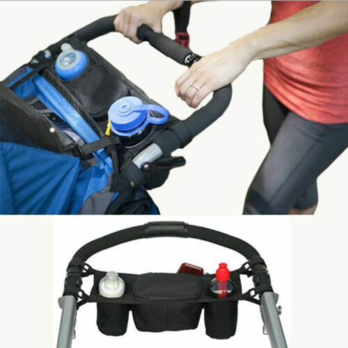 Pram Baby Holder Storage Cup Pushchair Bottle Stroller Buggy Bag Organizer 2