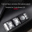 for  Model X Model S 2016-2020 Car Window Lift  Button Frame Sequins Sticker Cover Trim Accessories 2