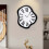 Dali'S Twisted Clock, INS Style Wall Clock, Silent Wall Clock, Simple Clock for Decorating Living Room 4