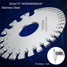 Professional Wire Gauge Measuring Tool, Metal Gauge Thickness Tool, Thickness Gauge and Double Sided Round Plate Gauge A