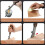 Adjustable  Creaser for Leather Crafting and Working Tools, Stainless Steel with Black Walnut Handle A 3