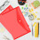 12Pcs Plastic Document Envelopes with Snap Closure for A4 Size Documents, Polyethylene Folders for School & Supplies A 3