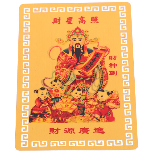 3Pièces Cartes Amulettes Chance Design Élégant 2024 1