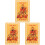 3Pièces Cartes Amulettes Chance Design Élégant 2024 3