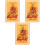 3Pièces Cartes Amulettes Chance Design Élégant 2024 4