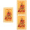 3Pièces Cartes Amulettes Chance Design Élégant 2024 7