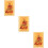 3Pièces Cartes Amulettes Chance Design Élégant 2024 10