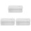 3Pièces Boîte Réutilisable Beurre En PP Transparent Couvercle 4