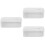 3Pièces Boîte Réutilisable Beurre En PP Transparent Couvercle 8