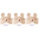 3Stk Wiederaufladbare Dampfblickmaske USB Beige 4