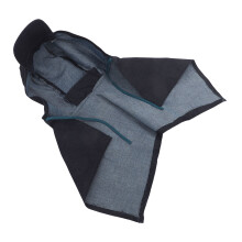 6Pièces Protection Soudeur En Toile Denim Bleu Pour Casque Épaules