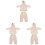 3Sets Fleece Schlafanzüge Für Kinder Beige Pull-Over Warm 2