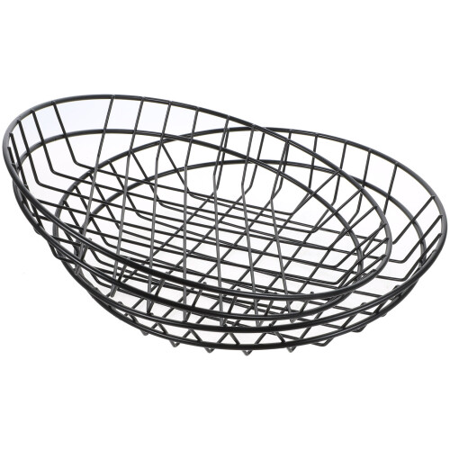 10Pièces Panier De Cuisine Noir, Élégant Multifonction 1