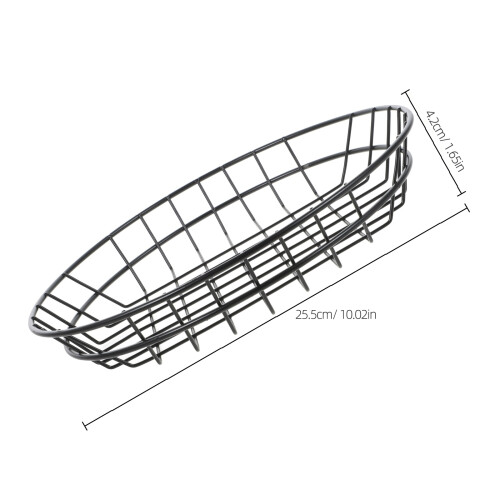 10Pièces Panier De Cuisine Noir, Élégant Multifonction 2