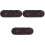 3Pièces Deck Fingerboard Bois Érable Marron , Surface Lisse DIY 5