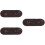 3Pièces Deck Fingerboard Bois Érable Marron , Surface Lisse DIY 9