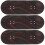3Pièces Deck Fingerboard Bois Érable Marron , Surface Lisse DIY 10