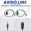 2 Pack of Type-A MIDI to 3.5mm Adapter 20 Inch Cable,Audio 2