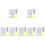 7Sets Lineale Schablonen Kinder Lernwerkzeug 4
