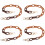 4Pièces Chaînes De Sac Marron Avec Boucles Pour Sac À Main 7
