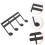 2Pièces Clip Note De En Métal Noir Pour Supports De Partition 8