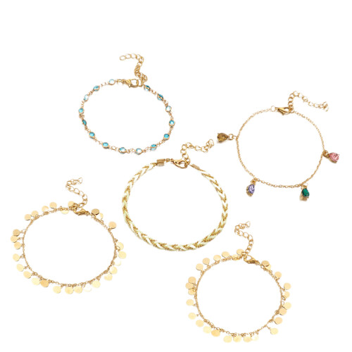 15Pièces Chaînes De Dorées Accessoires De Mode