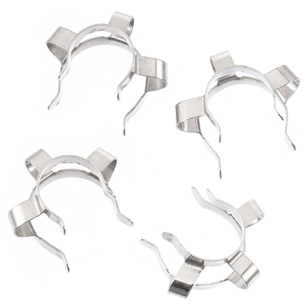 8Pcs Metal Stainless Steel Labs Clips Fixing Clamps 3648157478647