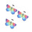 3Ensembles Ailes Multicolores Cape Cosplay Pour Enfants 6