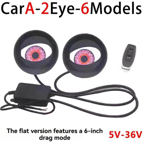 6 Mode Dual-Devil'S Eye Electronic Eye Headlight Display Screen DIY Kit for Toy/Doll/Robot/Car/Motorcycle 1