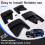 4Pcs Car Mudguards Mud- for  Sequoia 2023-2025 Mud Flap  Guards Car Accessories 5