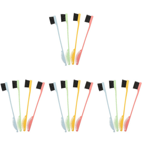 16Pièces Outils Sourcils Brosse Double Embout Multi Couleur 1