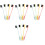 16Pièces Outils Sourcils Brosse Double Embout Multi Couleur 3