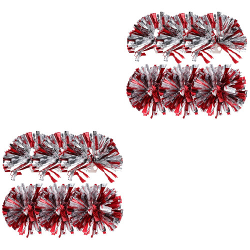 12Pièces Pompons Éclatants Pour Équipes De Cheerleading] 2