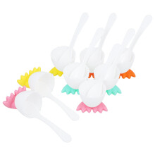 16Ensembles Porte-Œuf En PP Coloré Design Mignon Pied Pour Cuisine
